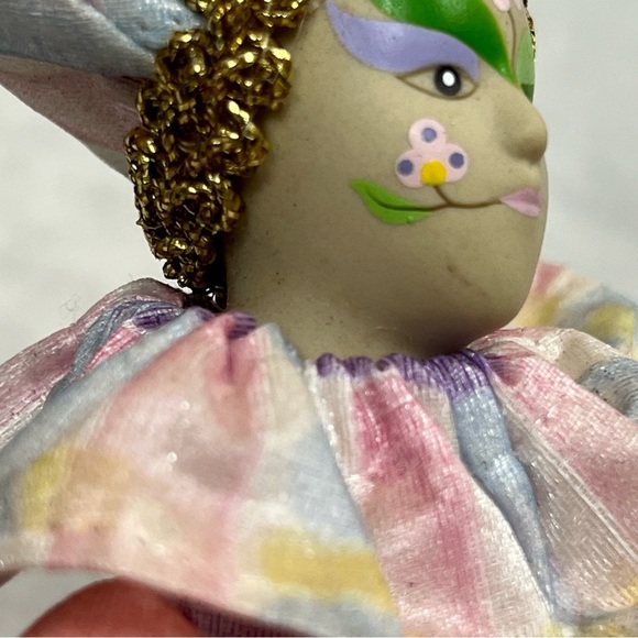 Vintage Good Stuff Harlequinn jester clown classiques porcelain face - Picture 3 of 10